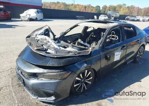 2023 Honda Civic из США, поврежденный, VIN 2HGFE1F7XPH300478